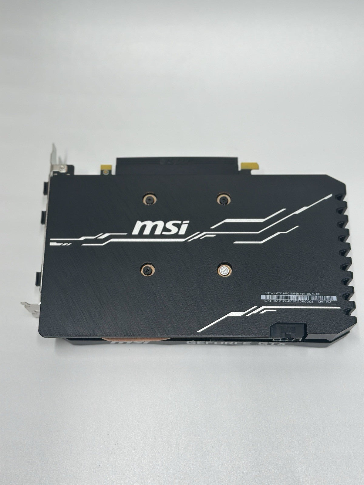 MSI GeForce GTX 1660 SUPER Ventus XS OC Edition 6GB GDDR6 Graphics Card 