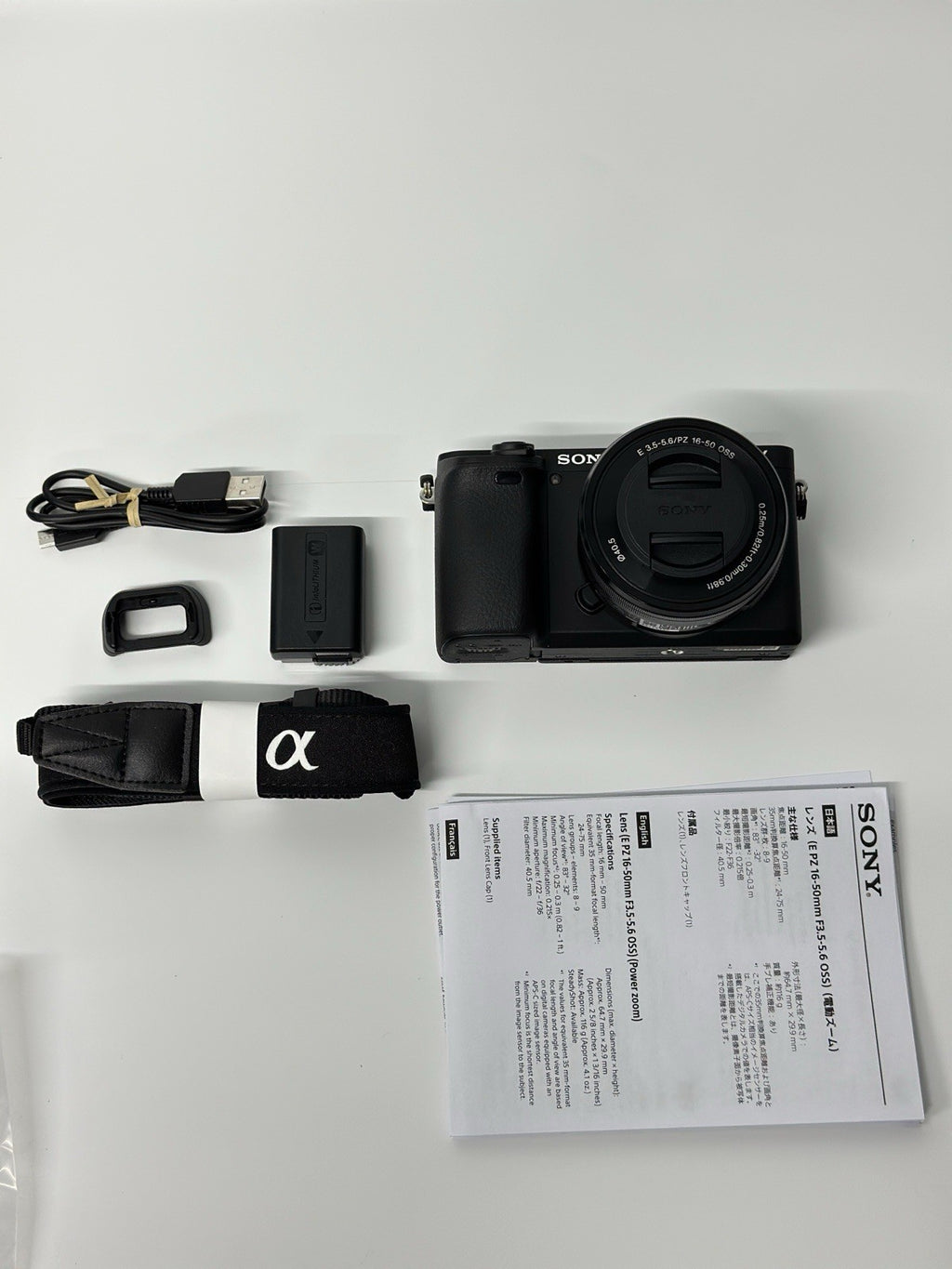 Sony Alpha A6400 24.2 MP Digital Camera - Black (Kit with 16-50mm Lens) Grade A!