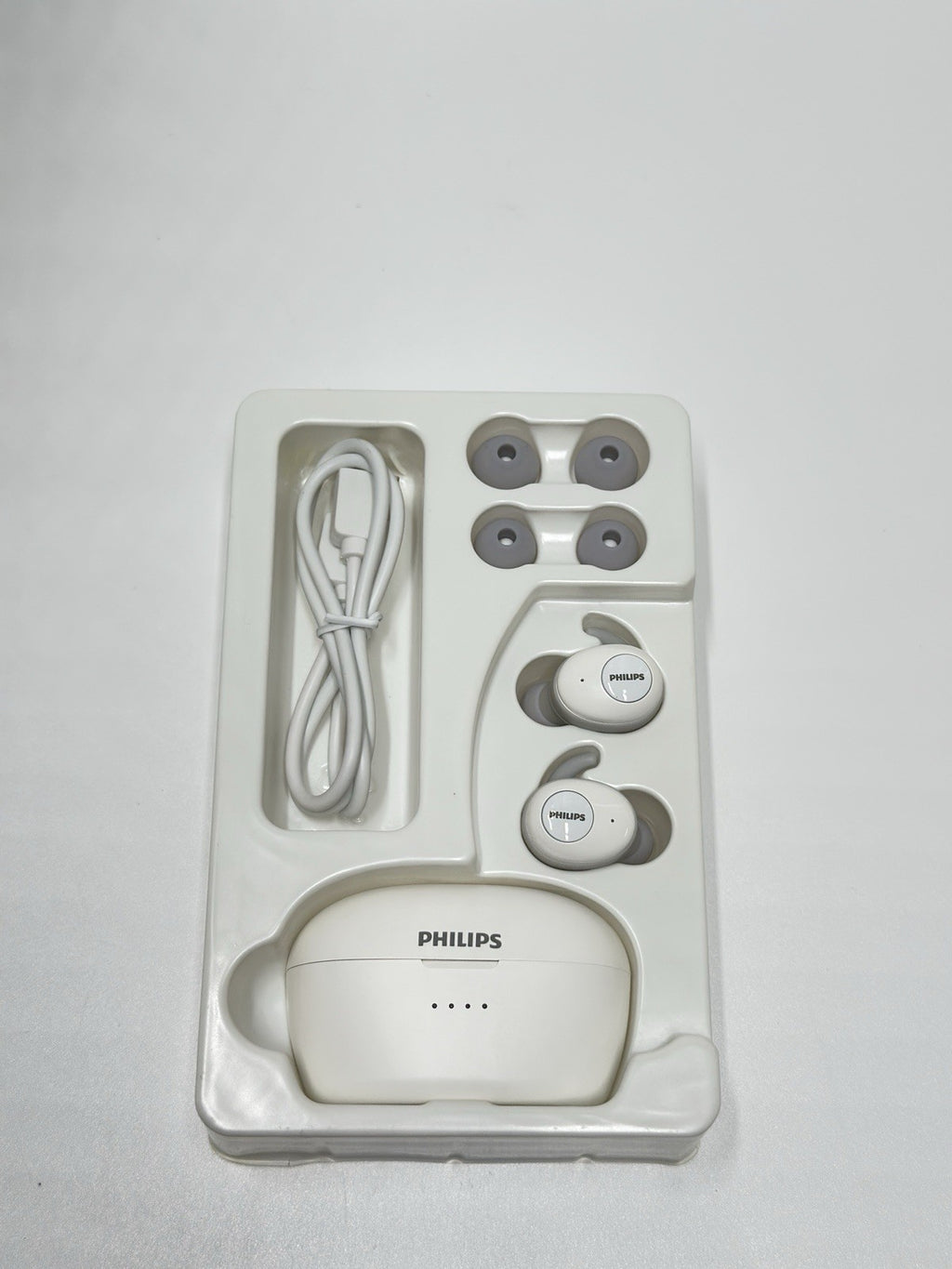 Philips UpBeat True Wireless Earphones - White | In-Ear
