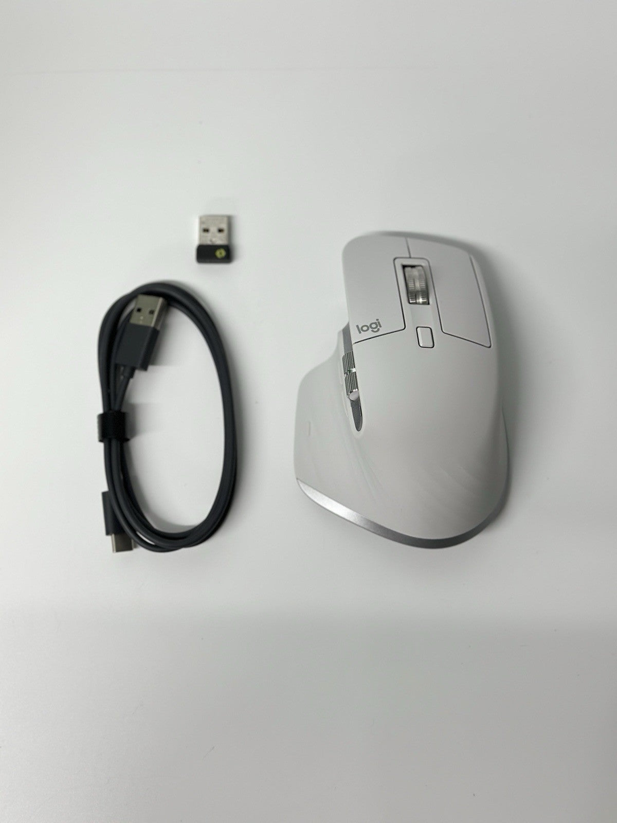 Logitech MX Master 3S Wireless Mouse - Grade A- Pale Grey