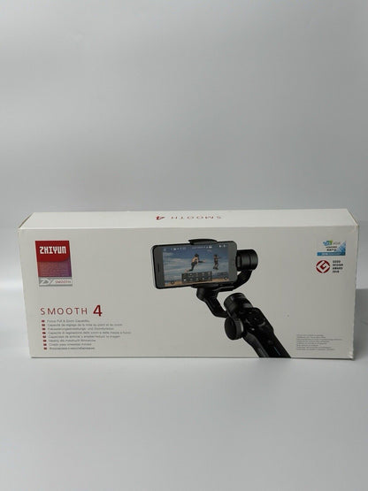 Zhiyun Smooth 4 Handheld Smartphone Gimbal Stabiliser - Black