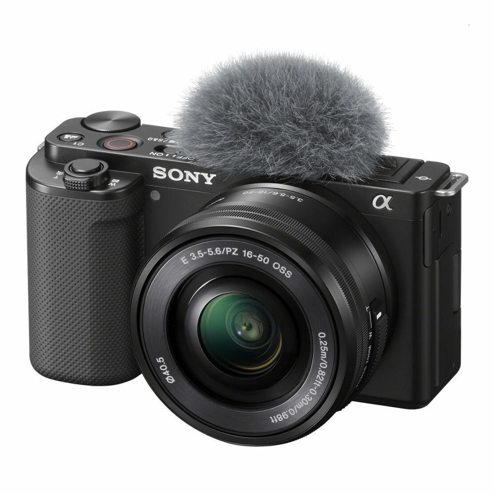 Sony Alpha ZV-E10 APS-C Interchangeable Lens Mirrorless Vlog Camera with 16-50mm