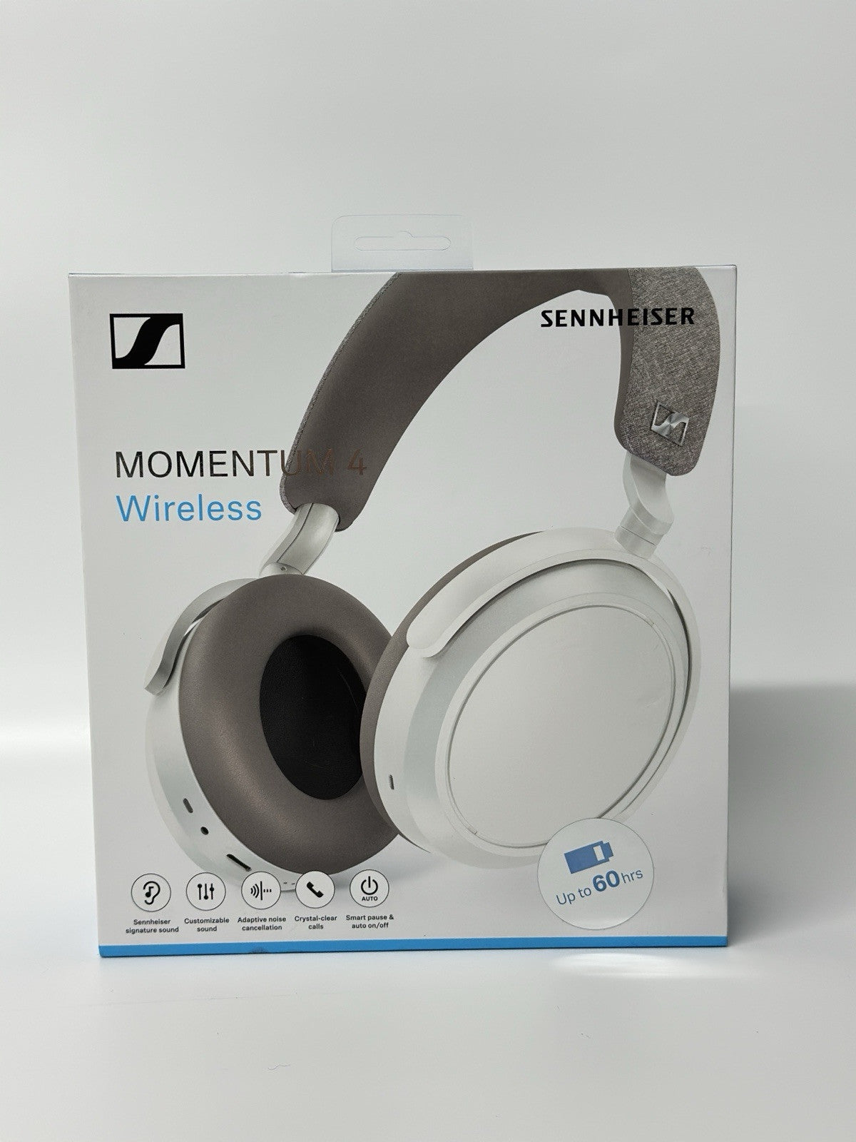 Sennheiser MOMENTUM 4 Wireless Over Ear Headphones - White (509267)
