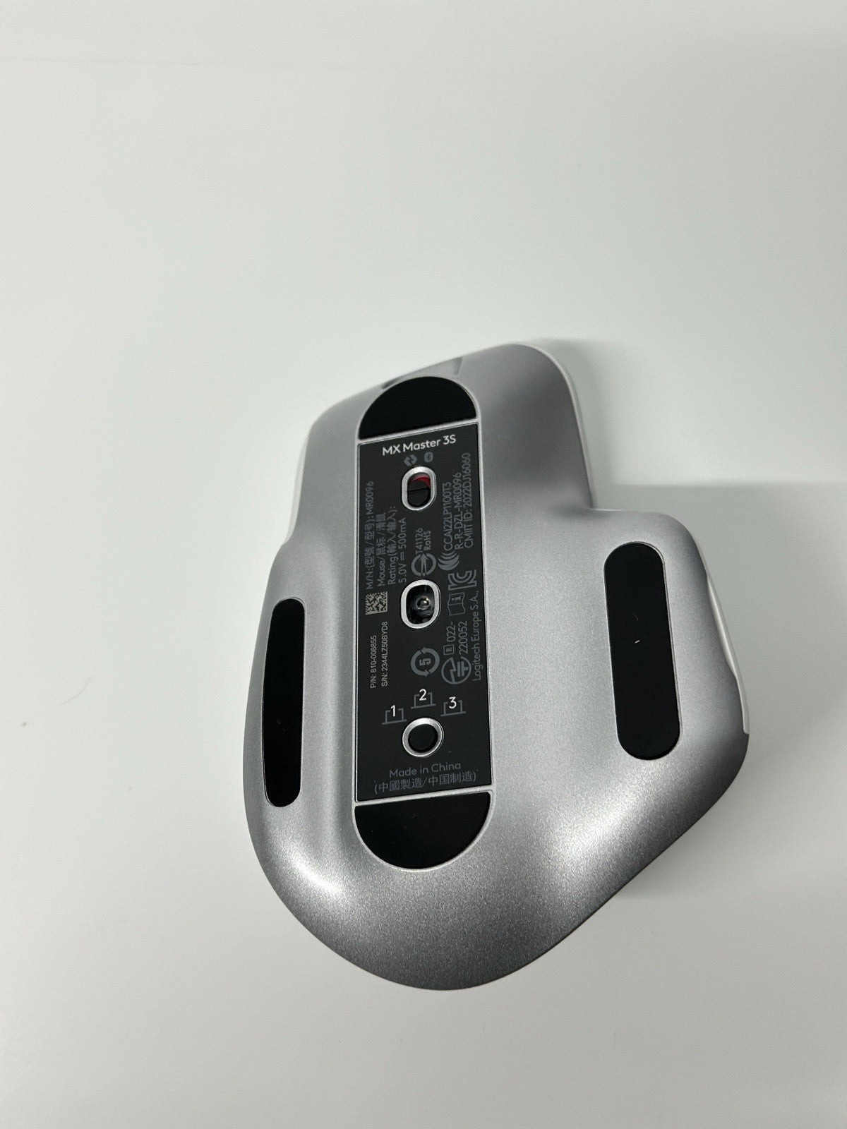 Logitech MX Master 3S Wireless Mouse for Mac - Pale Grey