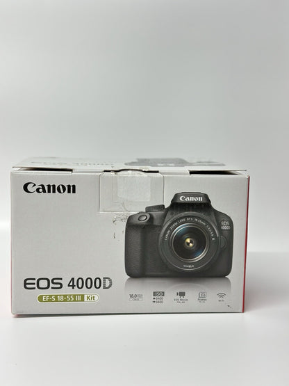 Canon EOS 4000D 18 MP Digital SLR Camera Kit - Black