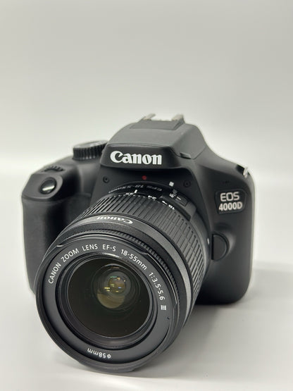 Canon EOS 4000D 18 MP Digital SLR Camera Kit - Black
