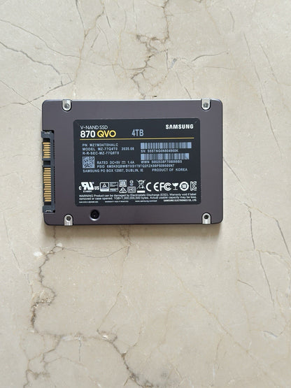 Samsung 870 QVO 4TB 2.5" SATA III Internal SSD (MZ-77Q4T0BW)
