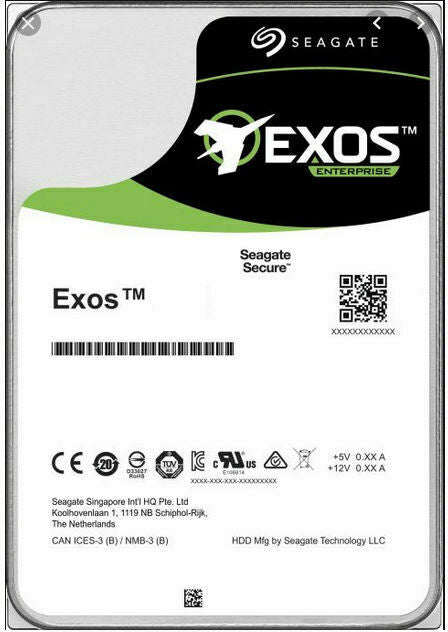 Seagate Exos 16 TB 3.5 Inch (ST16000NM001G) Internal Desktop Drive
