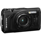 Olympus OM System Tough TG-7 Waterproof Digital Compact Camera - Black