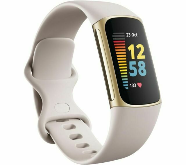 Fitbit Charge 5 Fitness Tracker - Soft Gold