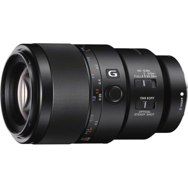 Sony SEL90M28G FE 90mm F2.8 Macro G OSS Full-Frame E-Mount Macro Lens - Black