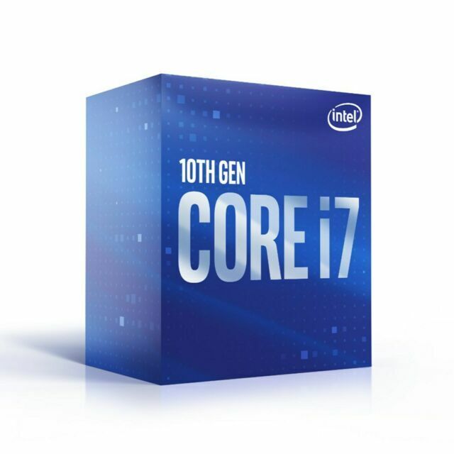 Intel Core i7-10700 Processor (4.8 GHz, 8 Cores, Socket LGA1200, Box) -...